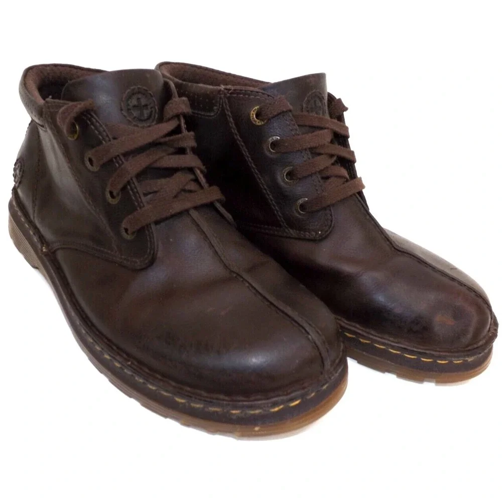 Dr. Martens 12658 Chukka Brown Lace Up Leather Ankle Boot MENS size 13